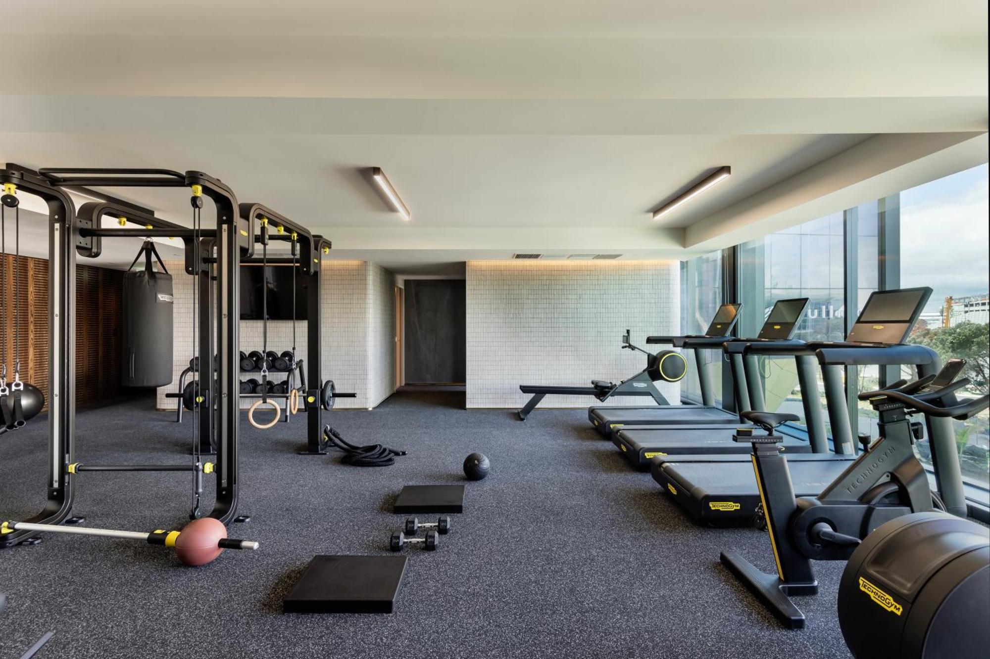 Hotel Pullman Auckland Airport Exteriér fotografie The gym at the hotel