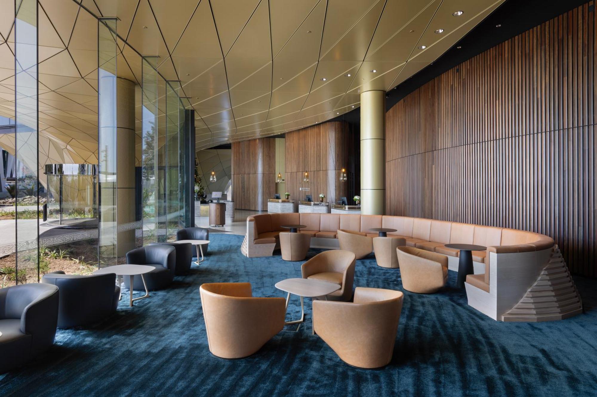 Hotel Pullman Auckland Airport Exteriér fotografie The interior of the lounge